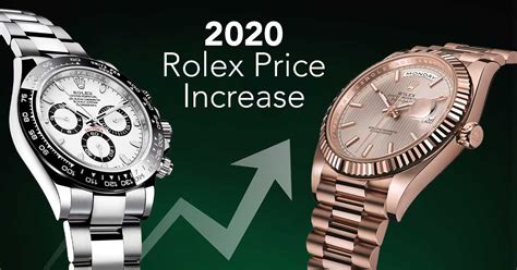 rolex canada price increase 2020|rolex price trends over time.